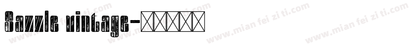 Sazzle vintage字体转换